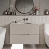 RODAN | Hänge Badschrank - 80 cm - Beige - Elegante MDF Produktbild-Vorschau 2