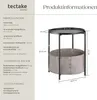 TecTake 404190, Boční/koncový kávový stolek, Černá Náhled obrázku produktu 5