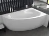 ECOLAM Badewanne Eckbadewanne Acryl Natalia weiß 150x100 cm Produktbild-Vorschau 1