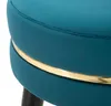 Mauro Ferretti Paris Barhocker Ø 35x74 cm petrol gold Produktbild-Vorschau 4