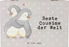 Mr. & Mrs. Panda Box Pinguin Beste Cousine der Welt 22 x 15 Produktbild-Vorschau 1