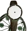 Bloemenbank, metaal, groen, rond, 75 cm. Bloemenstandaard, Productafbeelding-voorbeeld 8