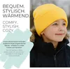 styleBREAKER Kinder Beanie Strickmütze mit breiter Krempe, Produktbild-Vorschau 5