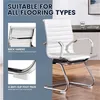 Product marketing collage featuring a white office chair. Produktbild-Vorschau
