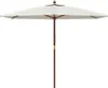 A rectangular patio umbrella with a wooden pole. Náhľad obrázku produktu