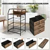 Cassettiera COSTWAY con 4 cassetti, credenza con 4 cassetti Anteprima dell’immagine prodotto 5