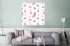 MuchoWow® Poster Wassermelonen - Aquarellfarbe - Weiß 75x75 Produktbild-Vorschau 5
