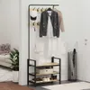 vidaXL Garderobenständer Sonoma-Eiche 75 x 34 x 184 cm Produktbild-Vorschau 4