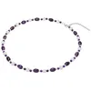 Valero Pearls Perlen-Kette Sterling Silber Amethyst Produktbild-Vorschau 2