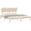 The Living Store Massivholzbett 180x200 cm Produktbild-Vorschau 4