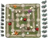 Drachenmühle Mühle Brettspiel mit 19 handbemalten Drachen Produktbild-Vorschau 2