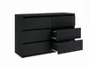 Kommode mit 6 Schubladen Sideboard Schrank Anrichte Produktbild-Vorschau 3