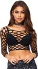 Leg Avenue Top from Large Net with Long Sleeves - Leg Produktbild-Vorschau 4