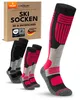Damen Skisocken Merino mit Polsterung 2 Paar Thermo Winter Produktbild-Vorschau 1