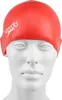 Speedo Plain Moulded Junior Badekappe Rot  Rot One Size Produktbild-Vorschau 2