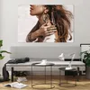 Bilder auf glas - Einteilig - Sand Frau Schmuck - 120x80cm Produktbild-Vorschau 6