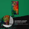 Wandbild Leinwand Bilder Wanduhr Geräuschlos 30x60 Malerei Produktbild-Vorschau 5