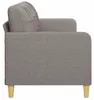 vidaXL 3-Sitzer-Sofa Taupe 180 cm Stoff Produktbild-Vorschau 5