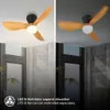 Briloner Deckenventilator mit Licht Fernbedienung Ø78x26cm Produktbild-Vorschau 3