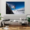 Bilder auf glas - Snowboard Winter Berg Gipfel - 120x80cm - Produktbild-Vorschau 6
