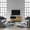 Fernsehschrank ‘Noppen’ mit Schublade und Tür 100 x 38 x 49 Produktbild-Vorschau 2
