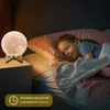 Mondlampe 3D Mondlicht 16 Farben mit Holzständer Produktbild-Vorschau 3