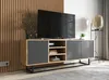 Szafka RTV NILA 1 150 dąb wotan/grafit mat Podgląd zdjęcia produktu 4