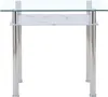 Jídelní stůl ze skla 90x60x75 cm – 6 mm bezpečnostní sklo s Náhled obrázku produktu 2
