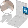 KOTARBAU® 25 Stk. Winkelverbinder 80x80x60mm verzinkter Produktbild-Vorschau 1