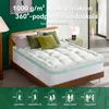 NicePlus, vrchná matrace 2 v 1, 90x200x7 cm, 5-zónová Náhľad obrázku produktu 5