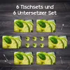 Tischset 6x45x30 cm + 6x10fi cm Platzset Tischmatte Produktbild-Vorschau 4