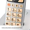 Panasonic KX-TGE510GS, DECT-Telefon, Kabelloses Mobilteil, Produktbild-Vorschau 10