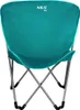 A teal camping chair is shown from the front against a white background. Náhľad obrázku produktu