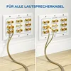 deleyCON Multimedia Lautsprecher Boxen Wanddose Produktbild-Vorschau 3