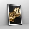 Gerahmtes Poster - Schwarzer Rahmen - Golden Blätter Produktbild-Vorschau 8
