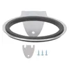 A hairdryer holder and its accessories are displayed against a white background. Anteprima dell’immagine prodotto
