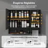 Puluomis armoire de toilette salle de bain 80cm avec 3 Voir les images du produit 6