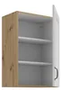 Hängeschrank 50 cm Stilo Weiss + Eiche Artisan Küchenzeile Produktbild-Vorschau 2
