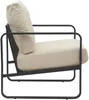CLP Lounger Manea mit Metallgestell creme Kunstleder Produktbild-Vorschau 4