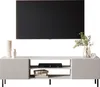 A TV stand with a TV mounted above it, on a white background. Náhled obrázku produktu
