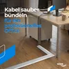 HEXIM Kabelkanal 1-8 Meter 68x18mm PVC Kunststoff Produktbild-Vorschau 3