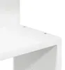 vidaXL Narożna półka ścienna biała 32x32x127,5 cm materiał Podgląd zdjęcia produktu 7