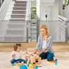Türschutzgitter 0-180cm Ausziehbare Treppenschutzgitter Produktbild-Vorschau 6