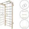 Sprossenwand Numi aus Holz + Turnringe + Strickleiter | Produktbild-Vorschau 1