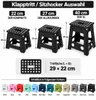 Klapphocker, Klapptritt 22 cm für Kinder faltbar bis 150 kg Produktbild-Vorschau 3