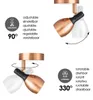Home Sweet Home LED-Wandstrahler Novi - inkl. dimmbarem Produktbild-Vorschau 5