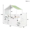 Hochbett mit Lattenrost, Kleiderschrank, Regal und Treppe, Produktbild-Vorschau 7