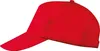 Baumwoll Basecap 5 Panel / Farbe: rot Produktbild-Vorschau 2