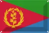 vianmo Blechschild 12x18 cm Eritreas Eritrea Flagge Fahne Produktbild-Vorschau 1