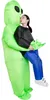 Costume gonfiabile alieno verde costume alieno divertente Anteprima dell’immagine prodotto 2